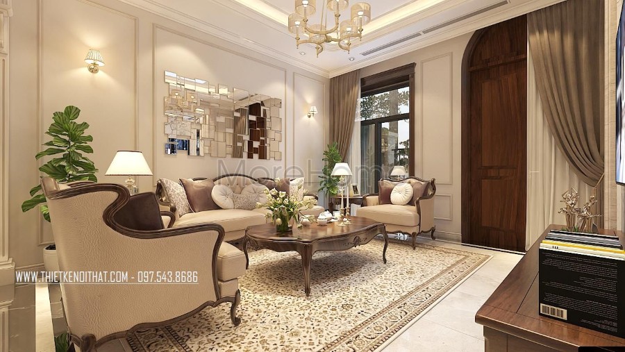 Thiết kế nội thất gỗ óc chó (18)